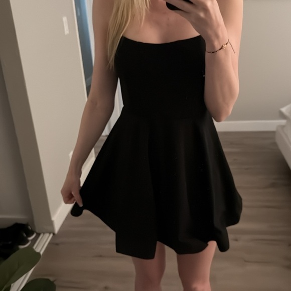 Black Corset Mini Dress - Picture 3 of 4